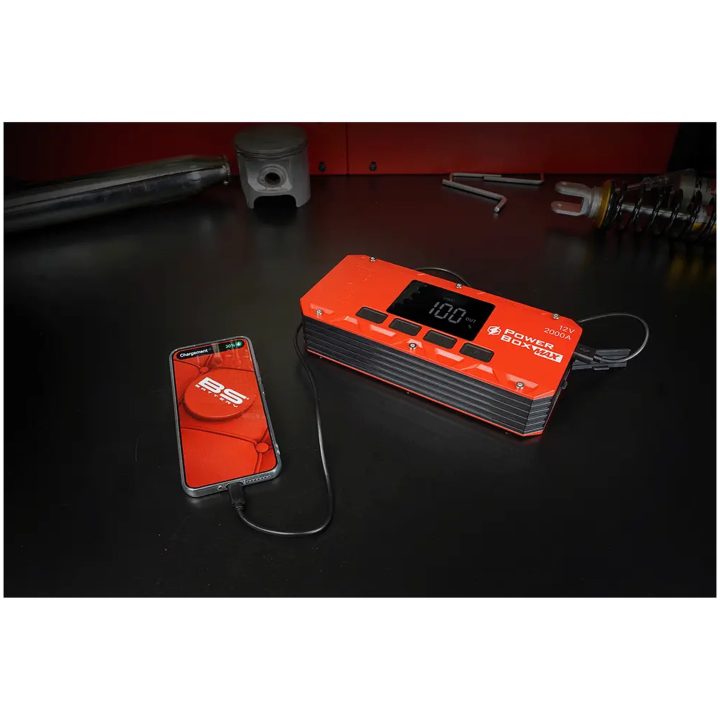 Ladestation Power Box Max Rød BS BATTERY – billede 6