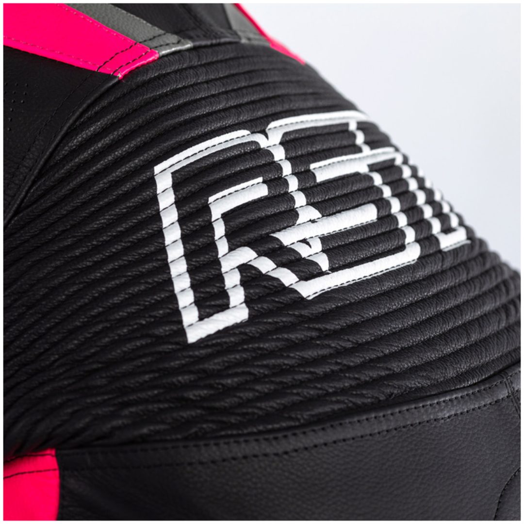 Læderdragt Dame Tractech Evo 4 Sort/Pink RST Large – billede 5