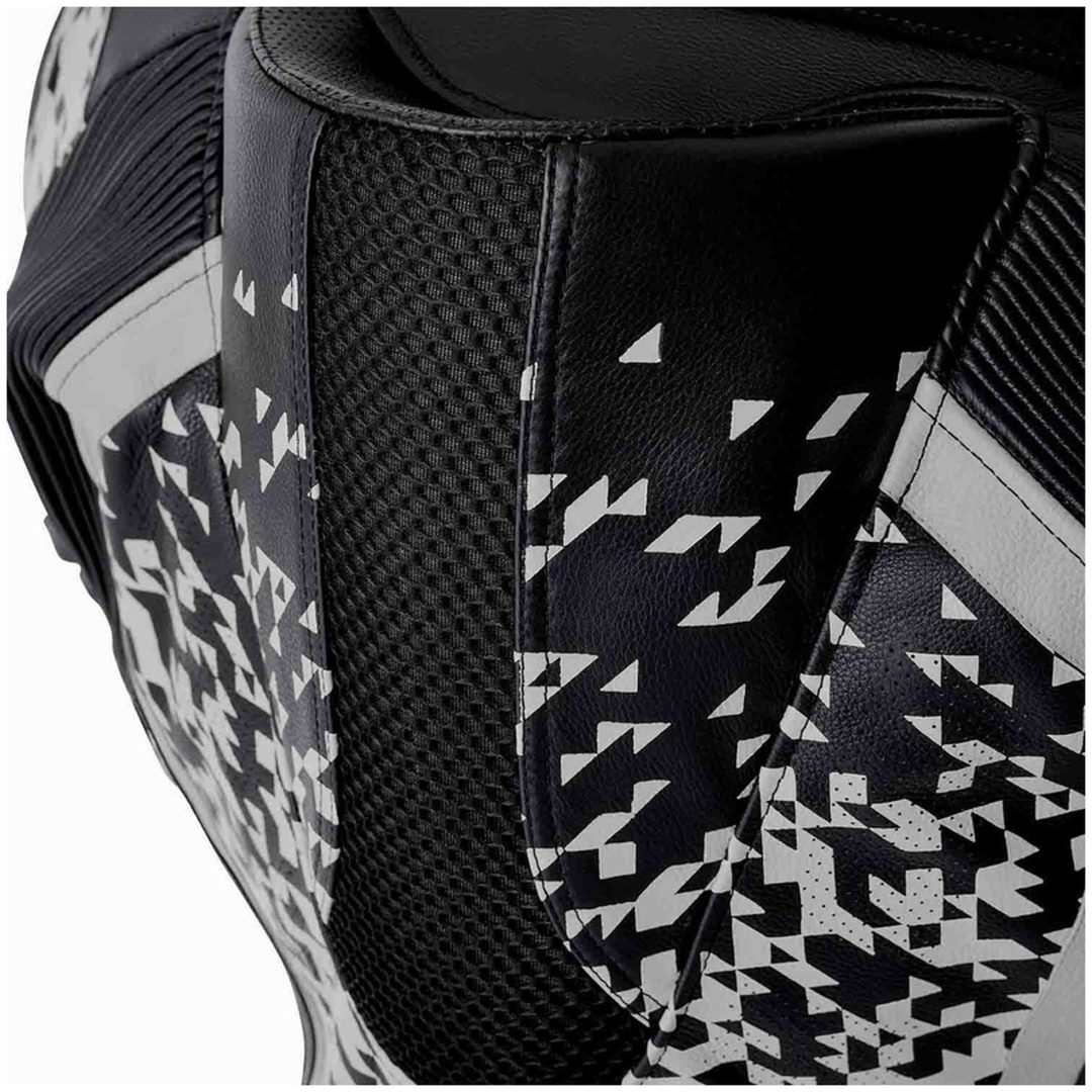 Læderdragt Pro Series D3O Airbag Sort Sølv RST M – billede 12