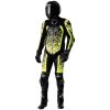 Læderdragt Pro Series D3O Sort Neongul RST XS – miniature 6