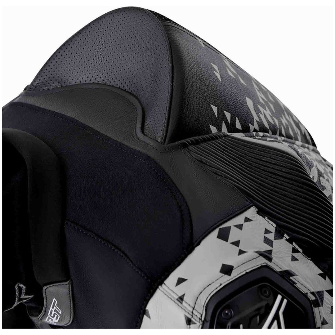 Læderdragt Pro Series D3O Sort Sølv RST XS – billede 3