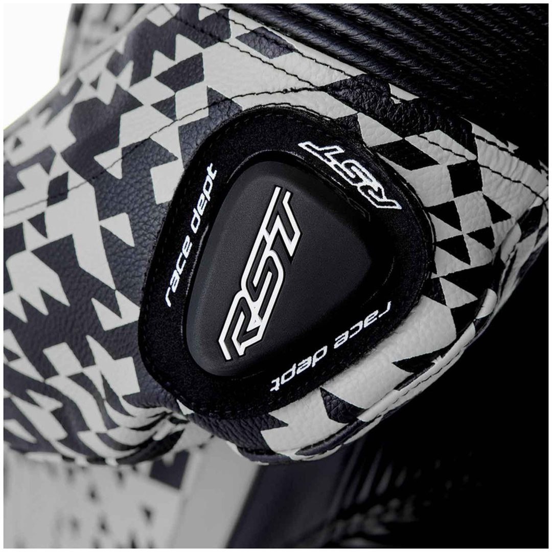 Læderdragt Pro Series D3O Sort Sølv RST XS – billede 7