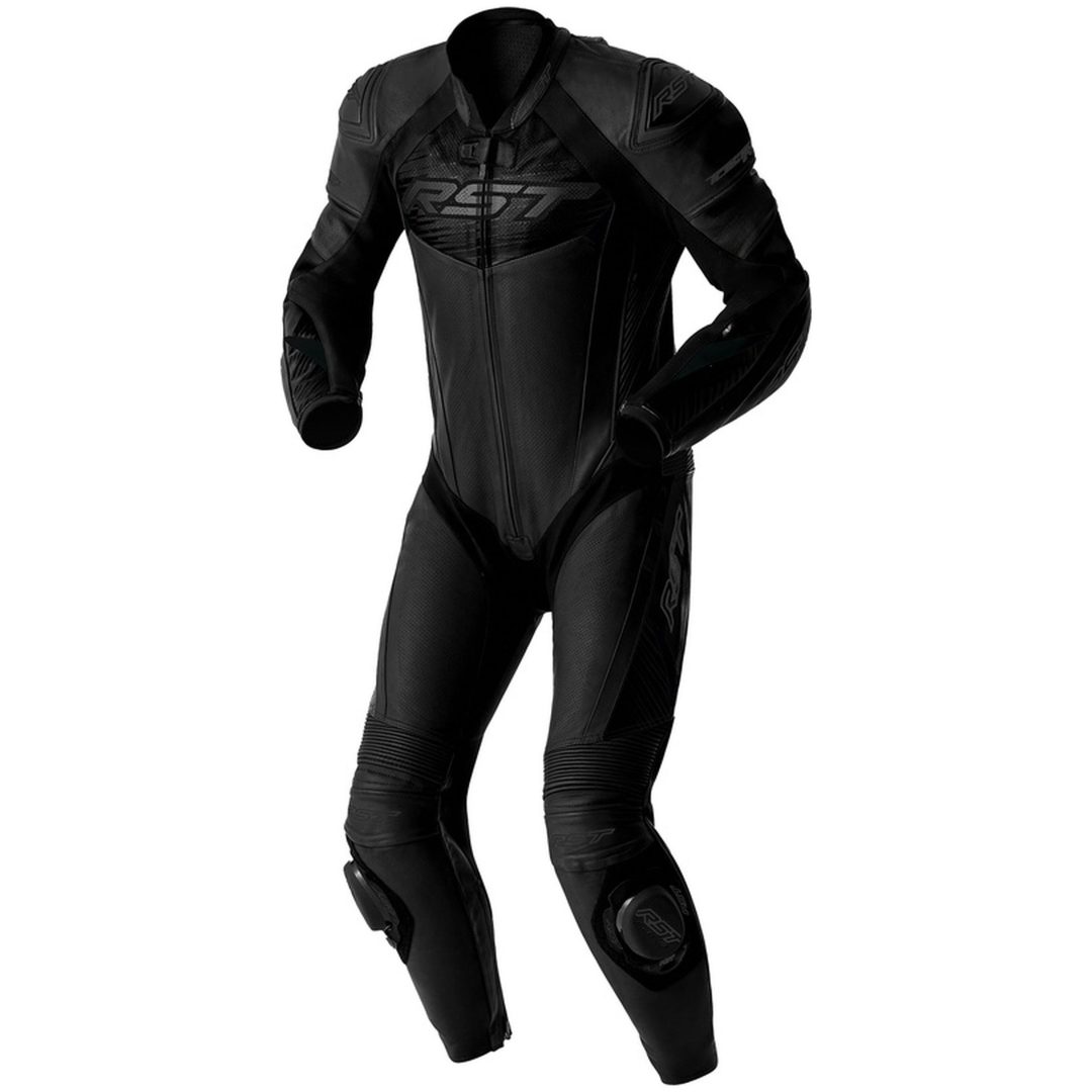Læderdragt Tractech Evo D3O Sort RST XL