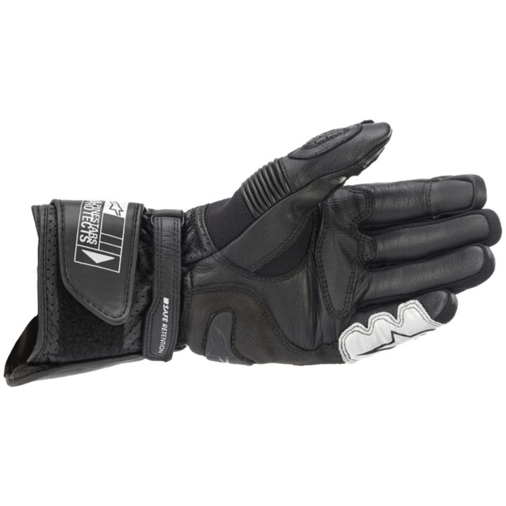 Læderhandsker SP-2 v3 Sort/Hvid Alpinestars XXL – billede 2