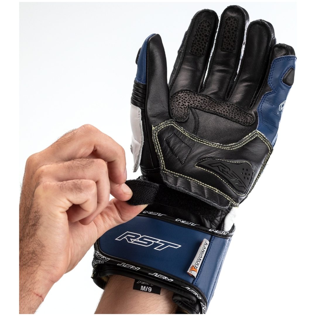 Læderhandsker Tractech EVO 4 CE Sort/Blå RST s – billede 6