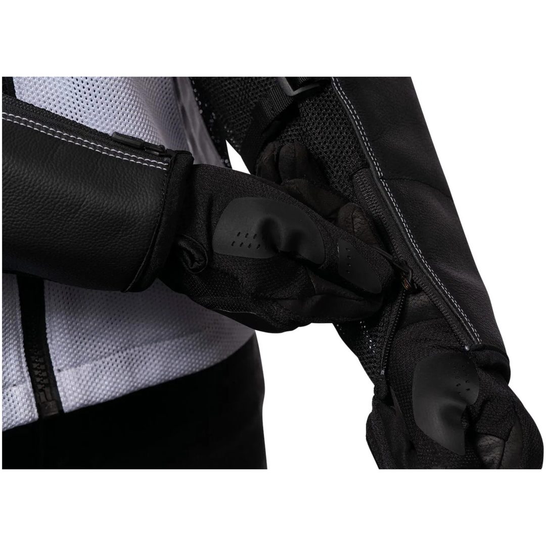Læderjakke Mesh AF Sport Hvid ICON Small – billede 4