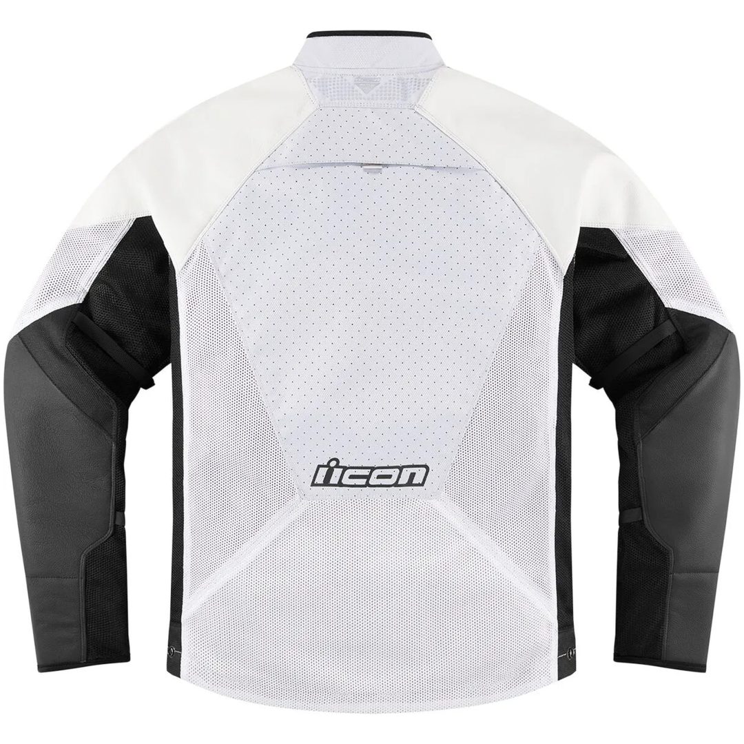 Læderjakke Mesh AF Sport Hvid ICON Small – billede 8