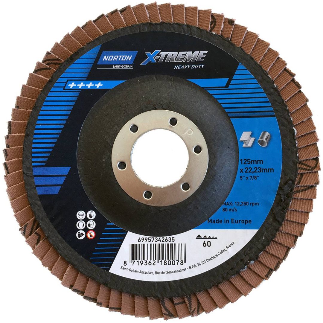 Lamelslibeskive X-treme HD Reduced NORTON LAMELSKIVE 125 K40 XTREDUCE