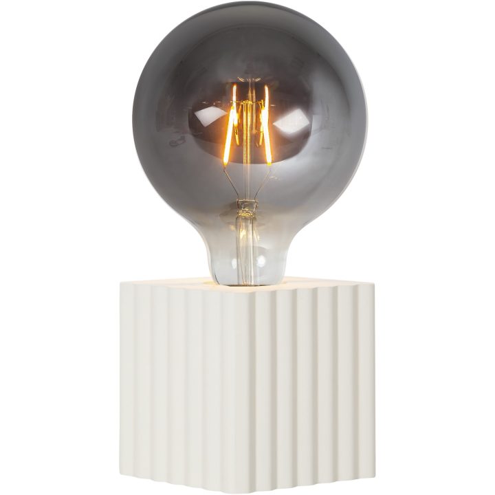 Lampefod E27 Box Beige Star Trading – billede 5