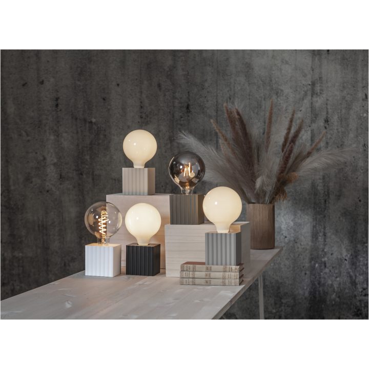 Lampefod E27 Box Brun Star Trading – billede 4