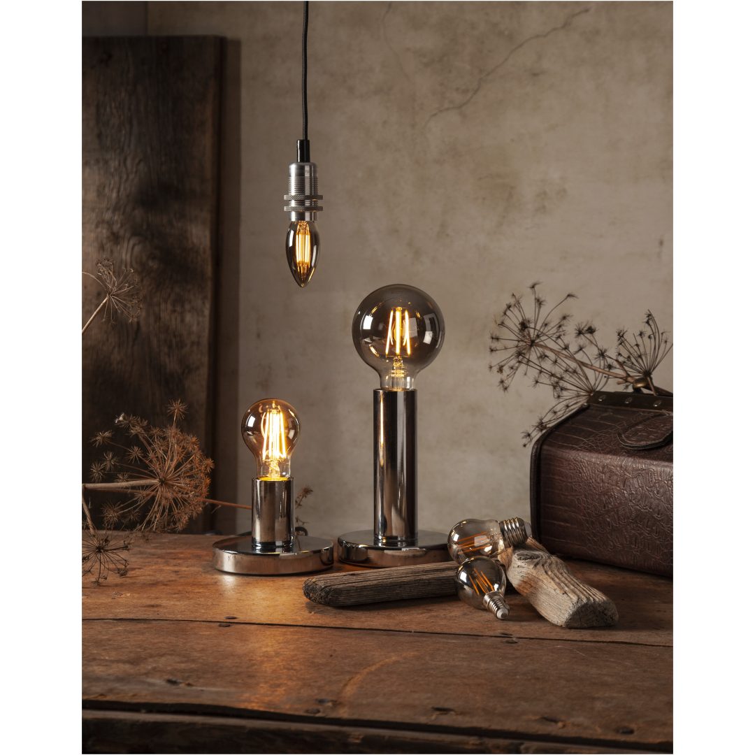 Lampefod E27 Glans Krom Star Trading – billede 23