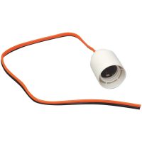 Lampeholder, E27, med 0,5 m ledning (RKUB) MALMBERGS