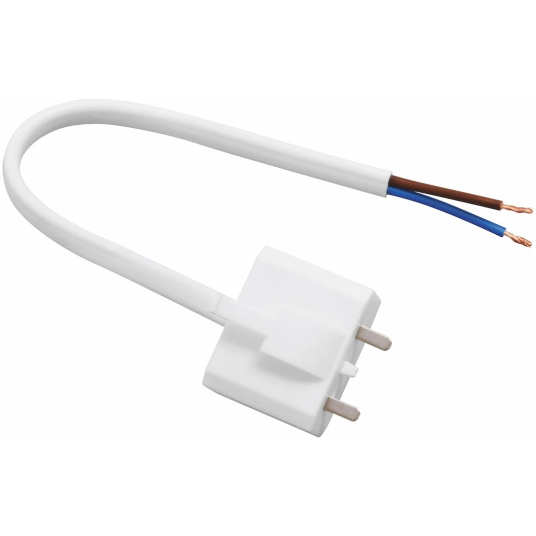 Lampesnor med ujordet DCL-stikprop, 20 cm MALMBERGS