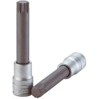 Lang tolvtands toppe med 1/2" firkantfæste Teng Tools M122805-C / M122816-C