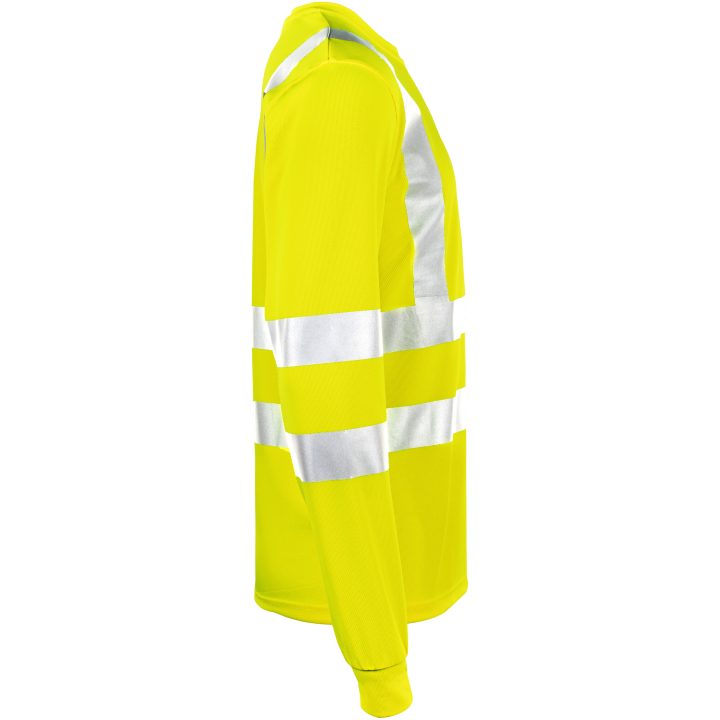 Langærmet T-shirt Hi-Vis 5593 Practical Gul Jobman XXXL – billede 4