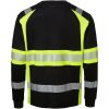 Langærmet T-shirt Sort/Gul Top Swede XS – miniature 3