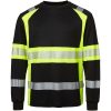 Langærmet T-shirt Sort/Gul Top Swede XS – miniature 1