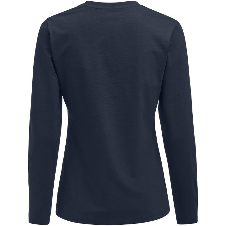 Långärmad T-shirt Dam Heavier Pro Mörk marinblå Printer Essentials XS – billede 4