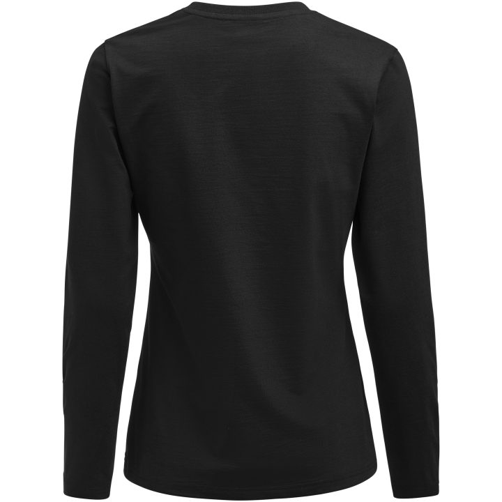 Långärmad T-shirt Dam Heavier Pro Svart Printer Essentials XS – billede 2