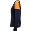 Långärmad T-shirt Dam Prime Marinblå/neonorange Printer PRIME XS – miniature 3