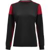 Långärmad T-shirt Dam Prime Svart/röd Printer PRIME XS – miniature 2