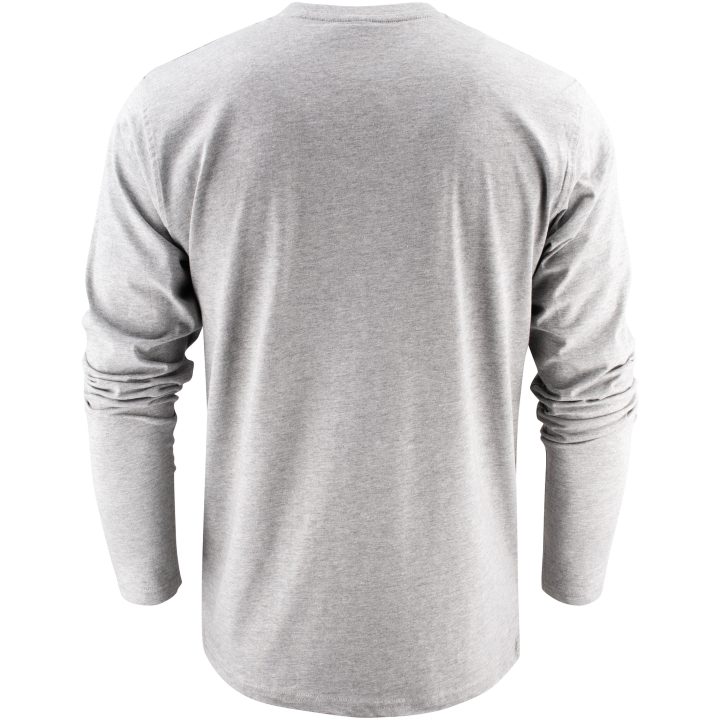 Långärmad T-shirt Heavier Pro Gråmelerad Printer Essentials XS – billede 2