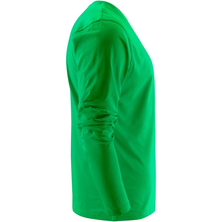 Långärmad T-shirt Heavier Pro Klargrön Printer Essentials XS – billede 2