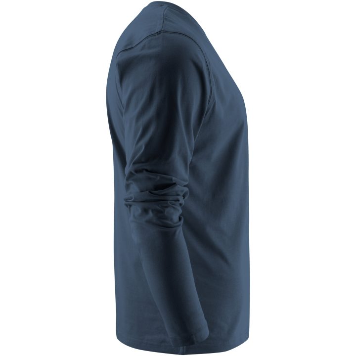 Långärmad T-shirt Heavier Pro Marinblå Printer Essentials XS – billede 8