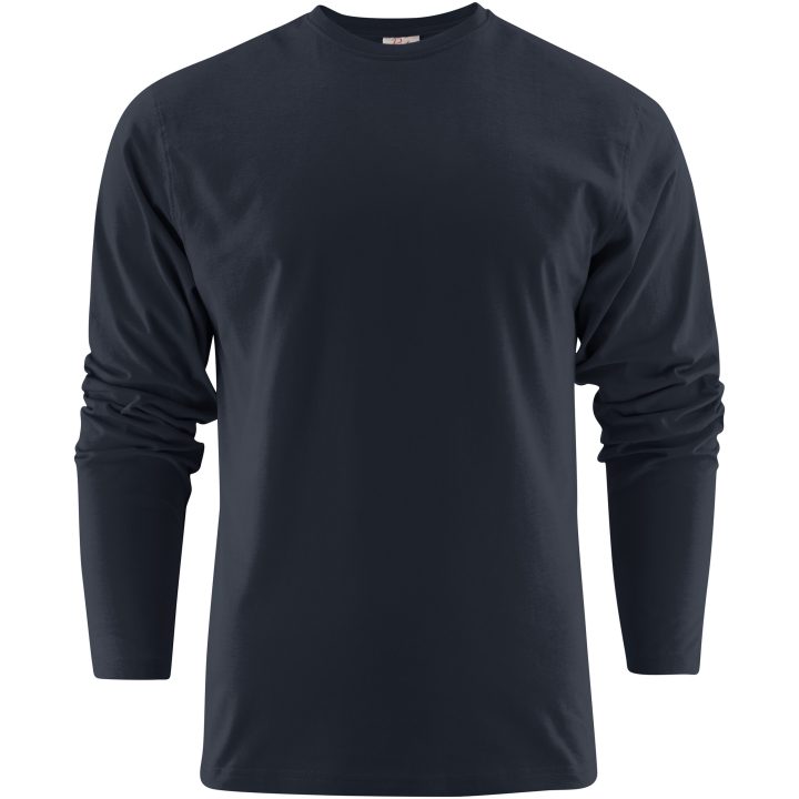 Långärmad T-shirt Heavier Pro Mörk marinblå Printer Essentials XS – billede 3