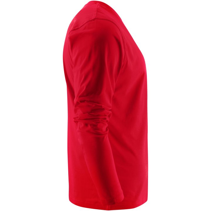 Långärmad T-shirt Heavier Pro Röd Printer Essentials XS – billede 2