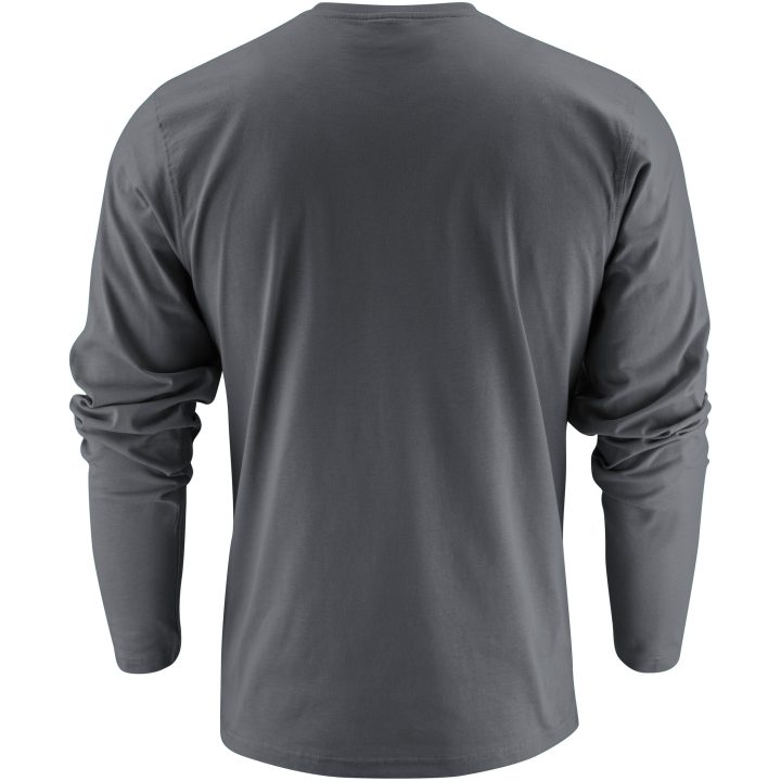 Långärmad T-shirt Heavier Pro Stålgrå Printer Essentials XS – billede 4