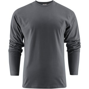 Långärmad T-shirt Heavier Pro Stålgrå Printer Essentials