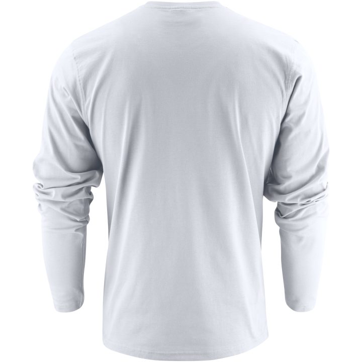Långärmad T-shirt Heavier Pro Vit Printer Essentials XS – billede 3