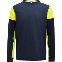 Långärmad T-shirt Prime Marinblå/neongul Printer PRIME