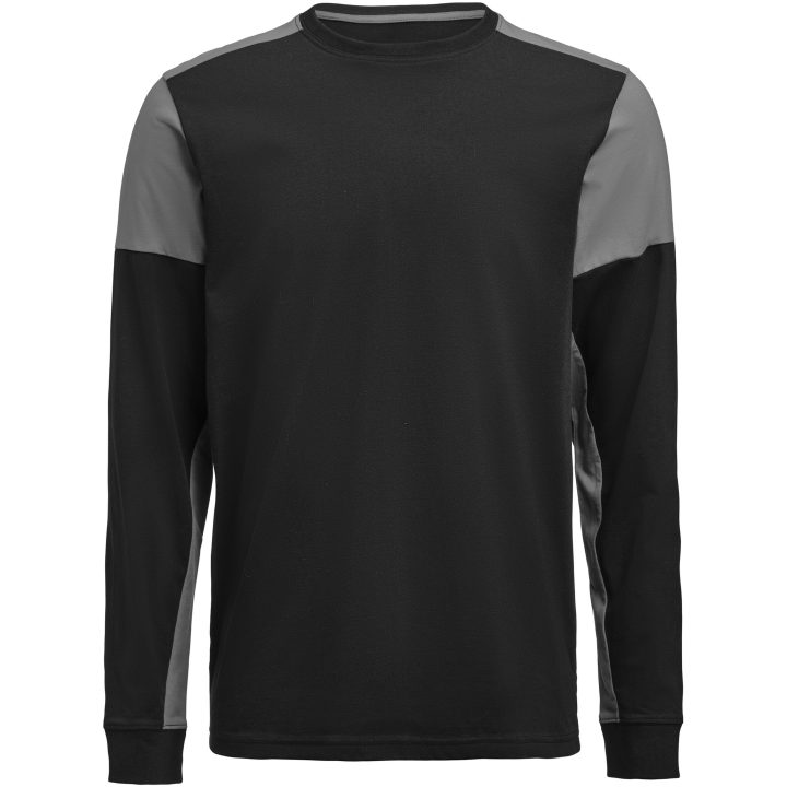 Långärmad T-shirt Prime Svart/antracit Printer PRIME s – billede 2