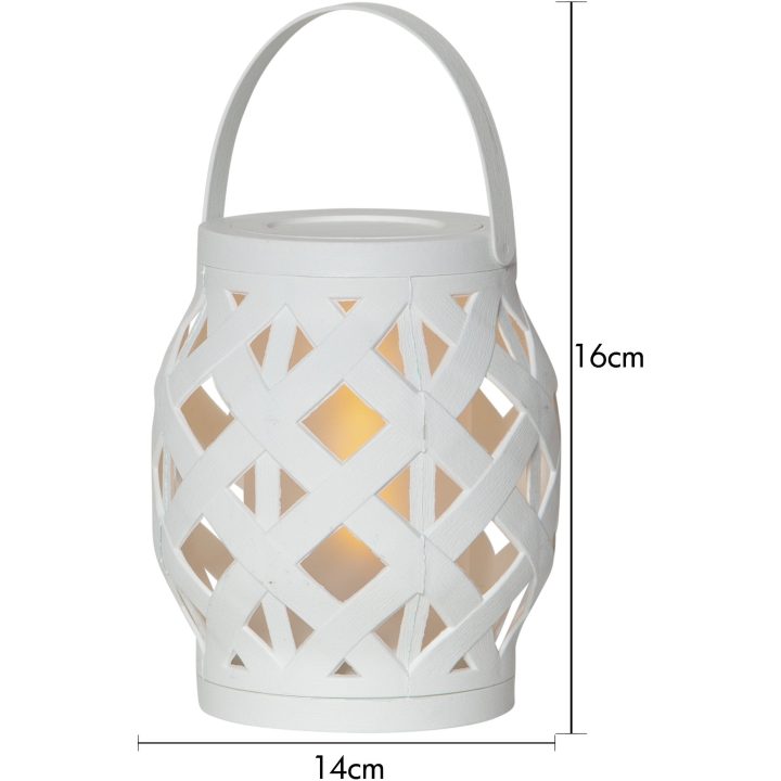 Lanterne Flame lanterne Hvid Star Trading – billede 7
