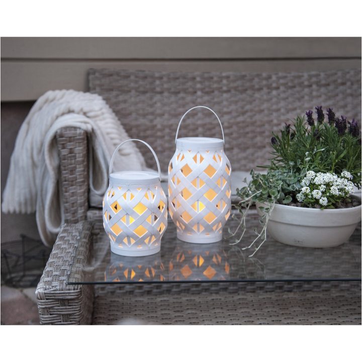 Lanterne Flame lanterne Hvid Star Trading – billede 4