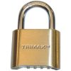 Lås Messing Nulstillelig Kombinationshængelås TRIMAX LOCK-COMBO PAD LOCK – miniature 1
