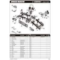 Låsemøtrik M12x1.75mm BUZZRACK