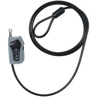 Låswire Combiloop 205/200 Svart 200 cm Abus