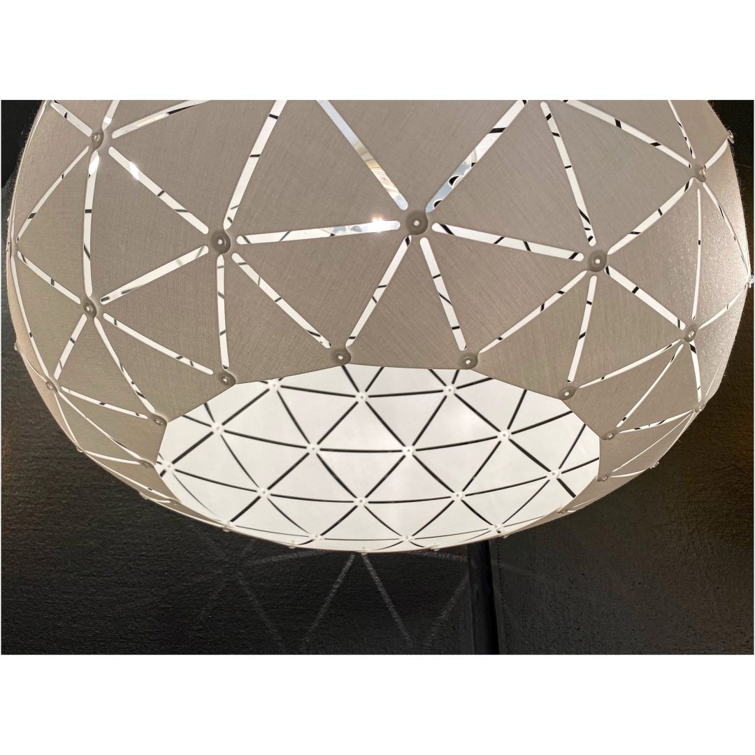 Lattice Loftlampe 50cm, Hvid Tekstil ANETA HOME Hvid – billede 5