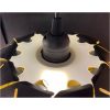 Lattice Loftlampe 50cm, Sort/guld Inderside ANETA HOME Sort – miniature 4