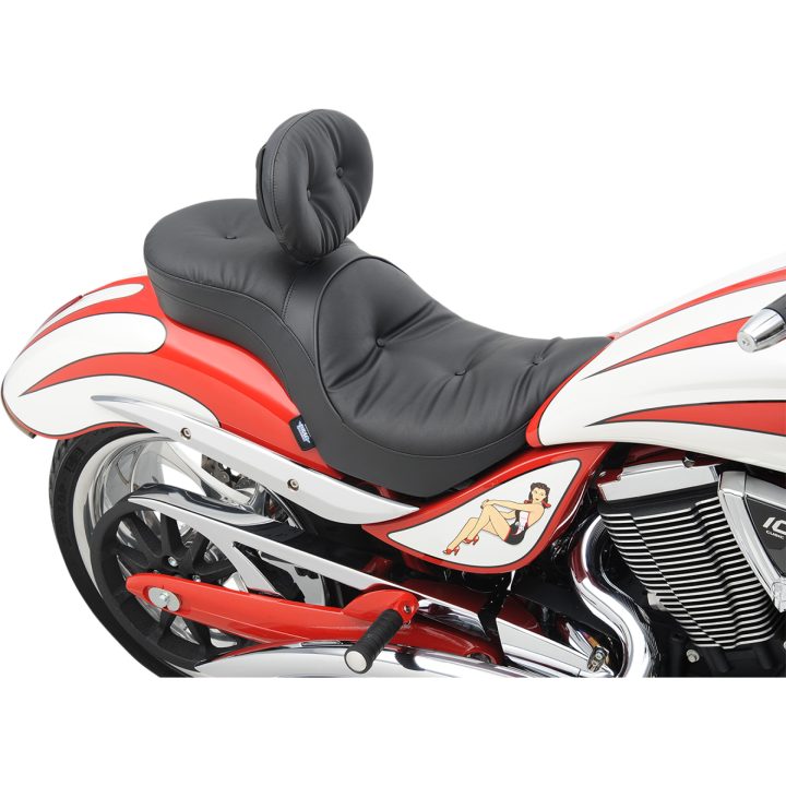 Lavprofil Lædersadel Ez Glide Ii™ Sort DRAG SPECIALTIES SEAT LOPRODBR PIL JKPOT – billede 3