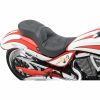 Lavprofil Lædersadel Ez Glide Ii™ Sort DRAG SPECIALTIES SEAT LOPRODBR PIL JKPOT – miniature 1