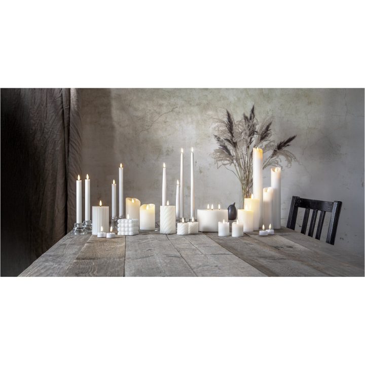 LED-antikljus Flamme Rustic Vit Star Trading – billede 18