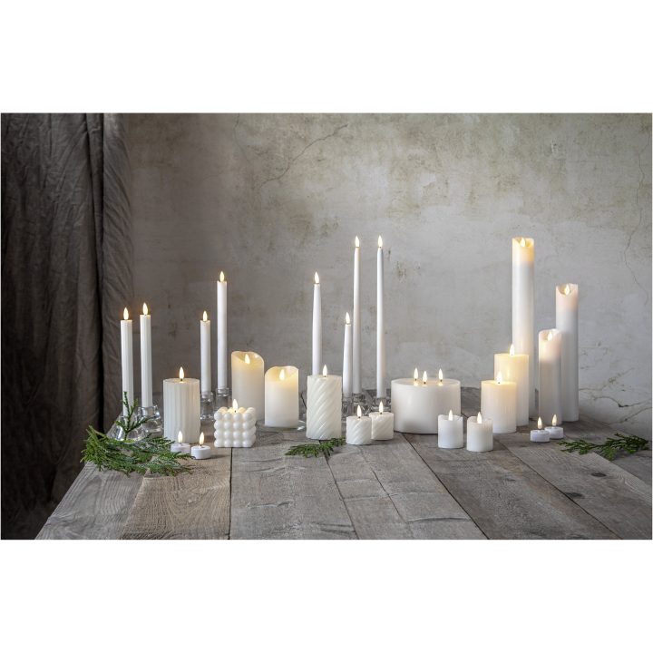 LED-antikljus Flamme Rustic Vit Star Trading – billede 16