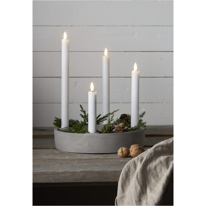 LED-antikljus Flamme Rustic Vit Star Trading – billede 14