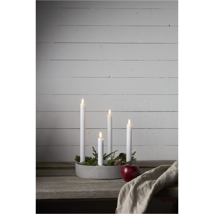 LED-antikljus Flamme Rustic Vit Star Trading – billede 13
