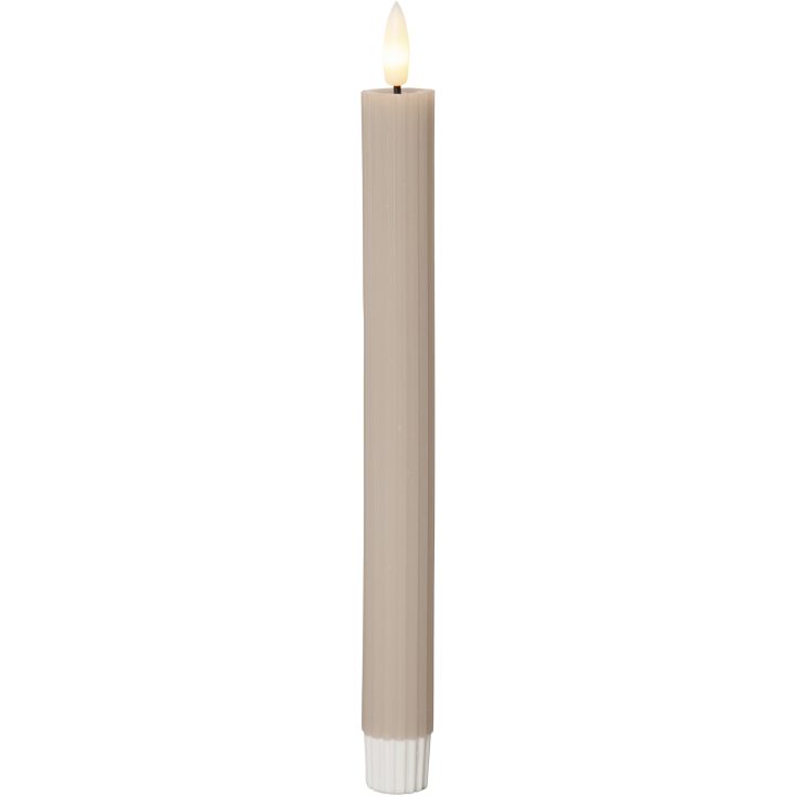 LED-antikljus Flamme Stripe Beige Star Trading – billede 3