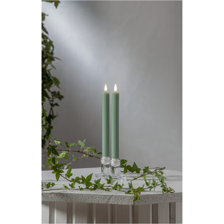 LED-antikljus Flamme Stripe Grön Star Trading – billede 2